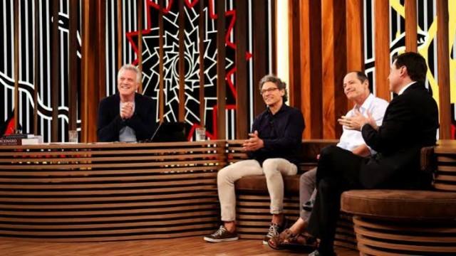 Guel Arraes, Luiz Carlos Vasconcelos e Gerson Camarotti