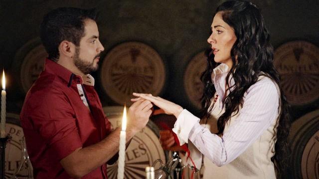 Romántica propuesta de matrimonio