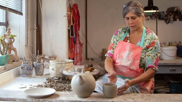 Wie man ein Kaffeeservice töpfert