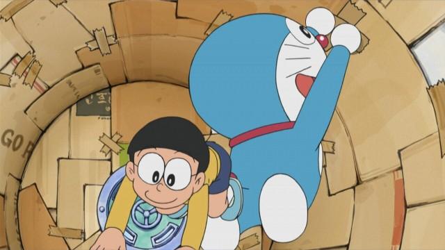 La estación espacial de cartón de Nobita