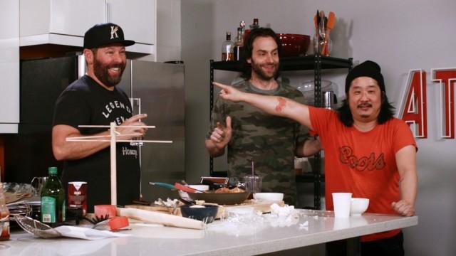 Bobby Lee & Chris D'Elia Make Homemade Pasta w/ Bert Kreischer