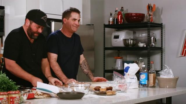 Todd Glass & Bert Kreischer make Philly Cheesesteak Pierogis