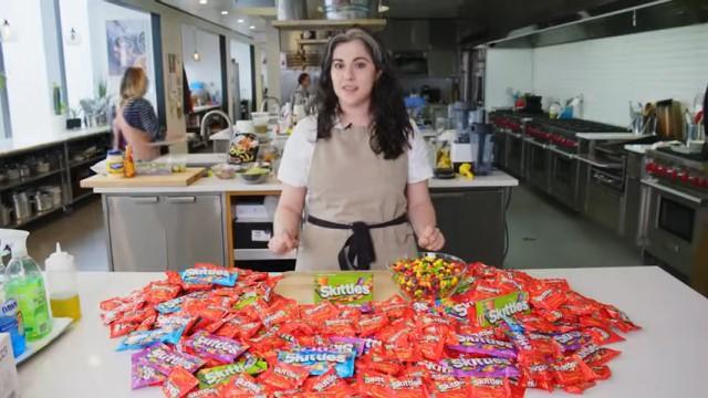 Pastry Chef Attempts to Make Gourmet Skittles