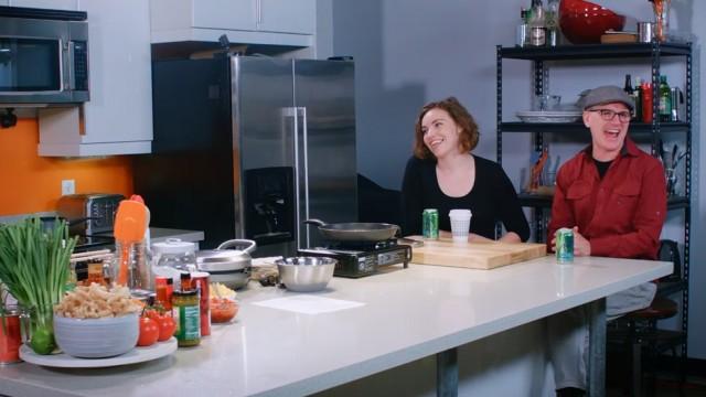 Beth Stelling & Greg Fitzsimmons Make Bert's Favorite Taco Bell Foods