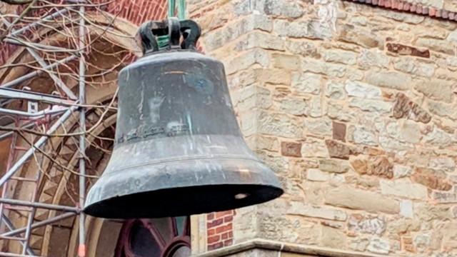 Schwertransport im Glockenturm