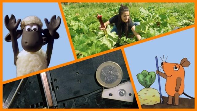 Solidarische Landwirtschaft|Zwei-Minuten-Märchen: Die überaus höflichen Bären|Fahrkartenautomat|Shaun das Schaf: Ganz neue Töne