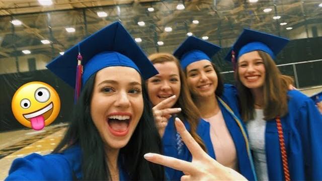 i GRADUATED high school *barely*!!!! (vlog)