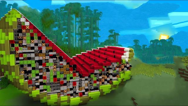 Fiz uma MEGA FARM dentro da MELANCIA