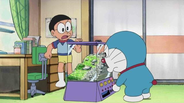 ¡Mira, mira! El visor seccionador / ¡Al ataque! El periodista gourmet Nobita / ¡Vuelve el día fatídico del año!