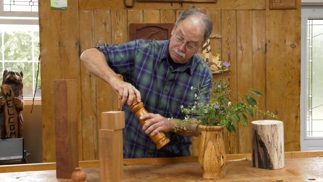 Turned Urns & Pepper Mills
