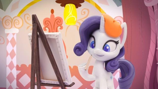 Rarity's Paintful Pony Portrait