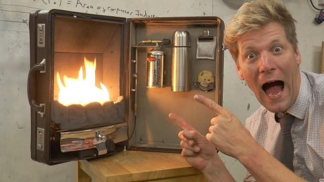 The Briefcase Fireplace