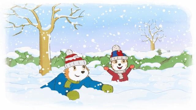 Bobo in the snow