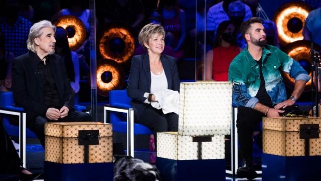 Kendji Girac, Serge Lama et Véronique Jannot