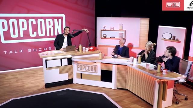 Samuel Étienne sur le plateau de Popcorn !