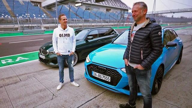 Mittelklasse-Power-Kombis - Audi RS4 Avant vs. Alpina B3 Touring | Dets Top 3 der 5-Zylinder-Dauerläufer | Drift-Event Hockenheim