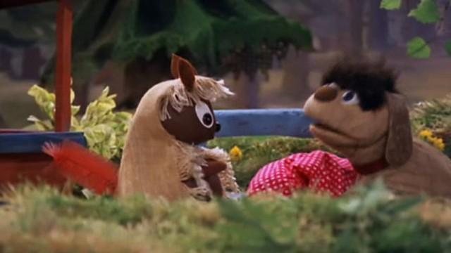 Pittiplatsch als Pferd, Elefant und Schmetterling