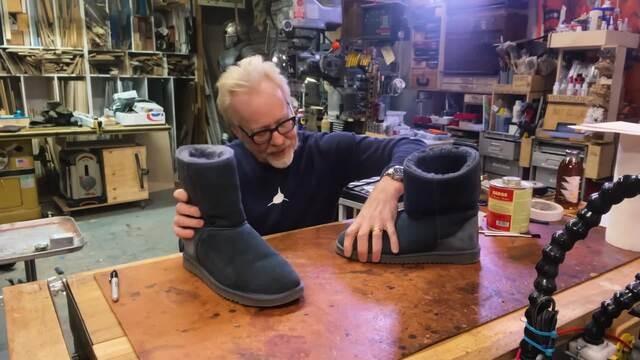 Adam Savage Repairs His Ugg Boots!
