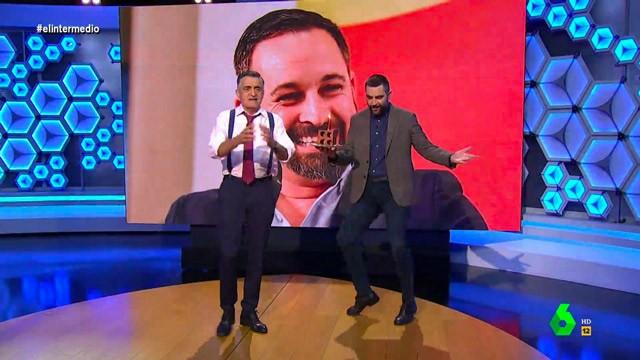 (14-04-21) El regalo de Dani Mateo a Abascal por su cumpleaños