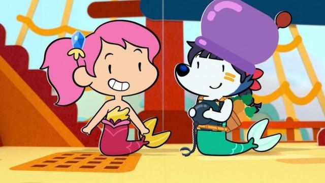 The Handygirl Mermaid and the Pirates