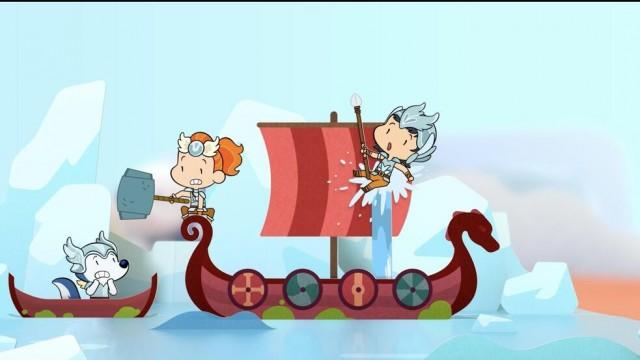 Lagertha and the Sea Monster