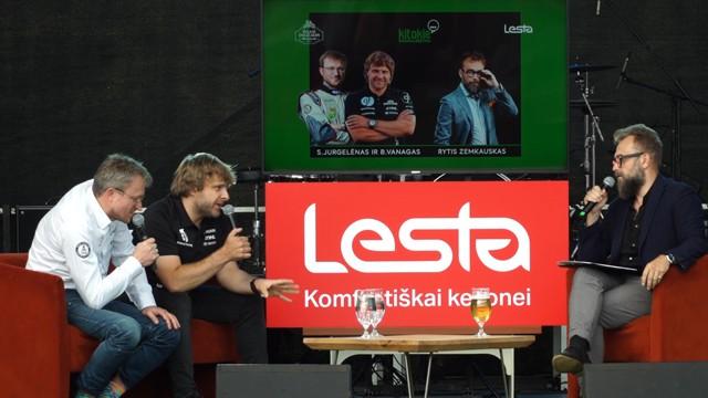 su Benediktu Vanagu ir Sauliumi Jurgelėnu