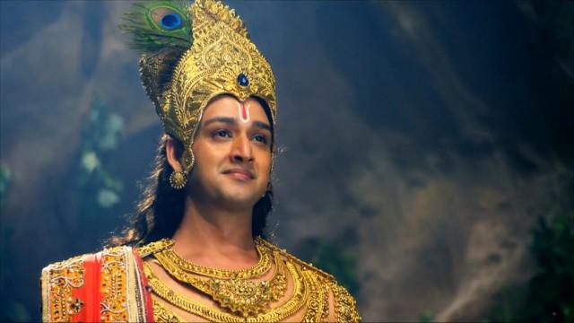 Lord Krishna saves Arjun