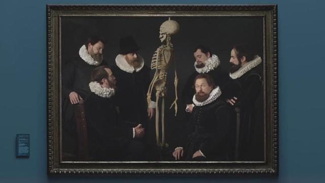 Leçon d'ostéologie du Dr Sebastiaen Egbertsz, Pickenoy (3/3) : Bizutage