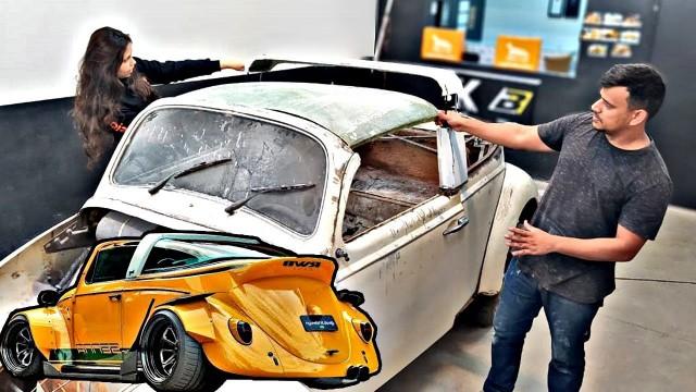 Esse Fusca Você Nunca Viu! Construindo Coluna Móvel