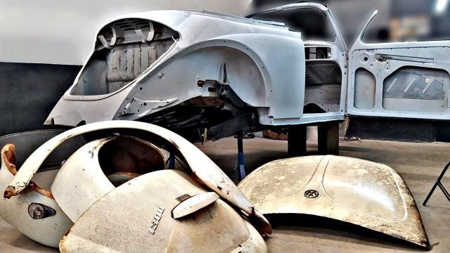 Carroceria Pronta Para Começar a Customização ! VW Fusca Robert Design