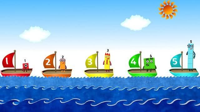 Numbersongs: Five Little Boats