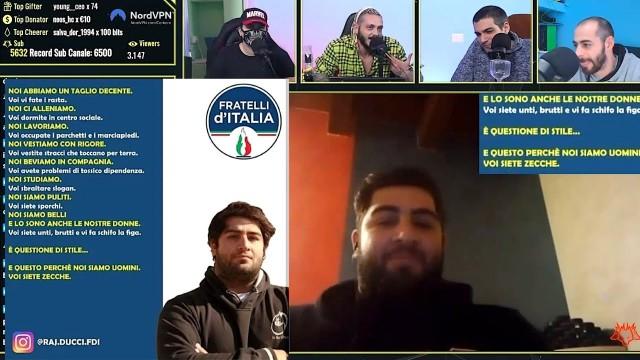 Il MILITANTE CACCIATO da FRATELLI D’Italia viene in Live per un confronto… | Cerbero Podcast #1166