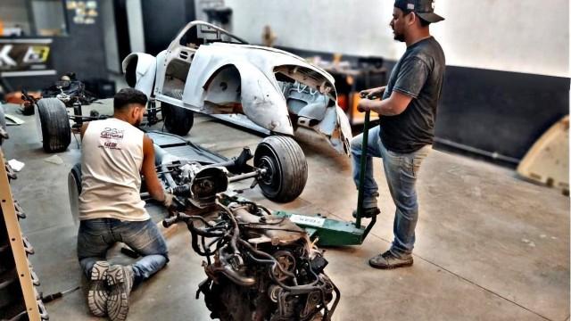 Montamos o Motor do Ferrusca ! Mas Surgiu um Problema