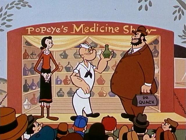 Popeye ne se sent pas bien