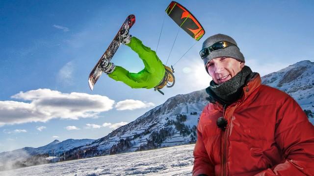 Auf Skiern durch die Luft