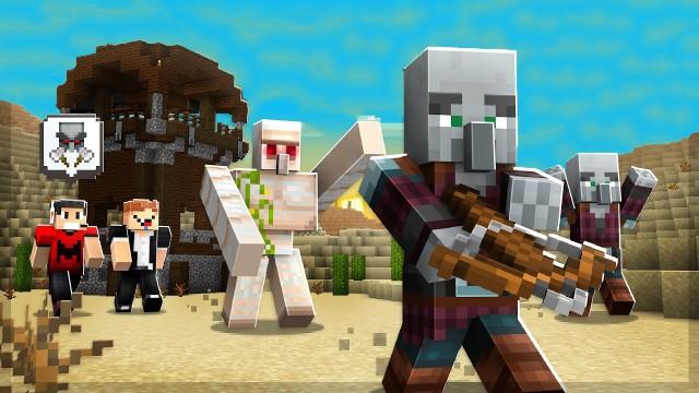 PILLAGERS FARM using GOLEMS!