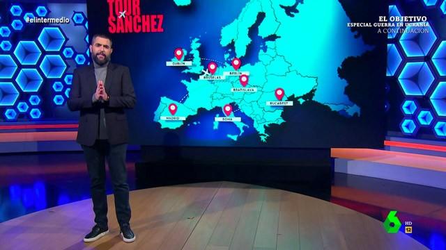 (16-03-22) Dani Mateo repasa el 'Tour de Sánchez' por Europa para modificar el mercado energético