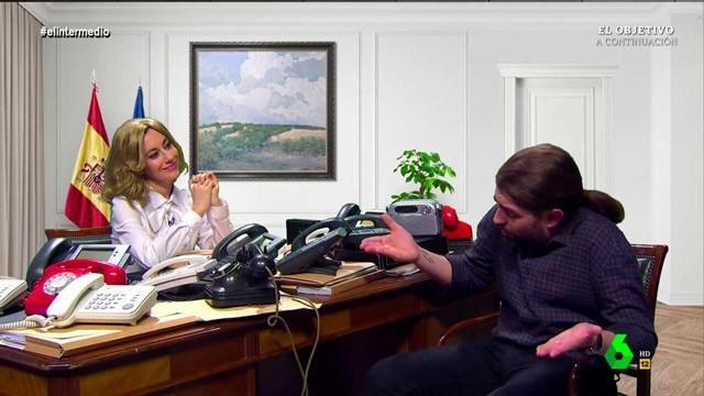 (20-04-22) Yolanda Díaz y Pablo Iglesias 'se reencuentran' en El Intermedio
