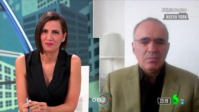 Garry Kaspárov y Antonio Resines