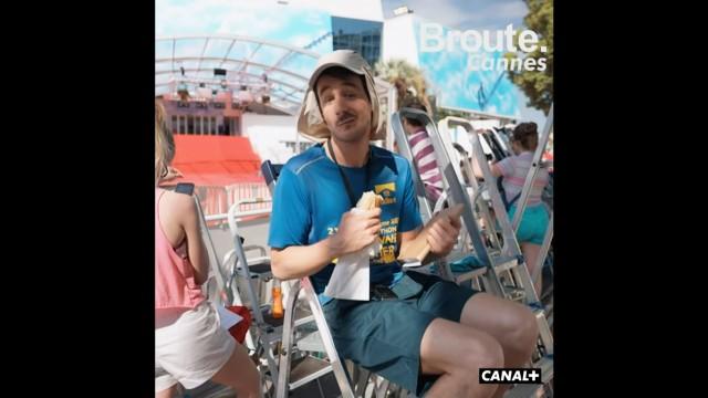 À Cannes, ils passent leurs journées sur des escabeaux pour voir des stars