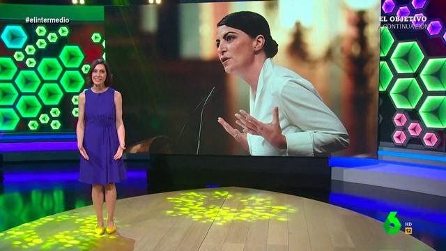 (25-05-22) Cristina Gallego alucina al ver que Olona parafrasea a Primo de Rivera