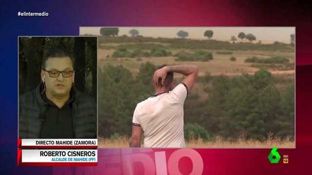 (21-06-22) El alcalde de Mahide critica la mala planificación contra el incendio en Sierra de la Culebra