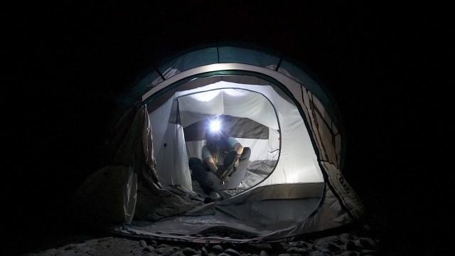 notte in tenda (in quarantena)
