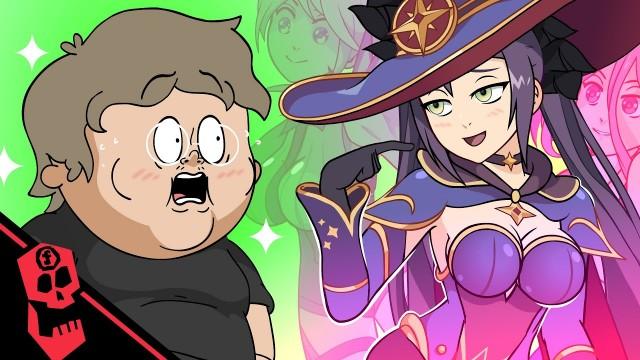 The problem with Anime girls... [animation]