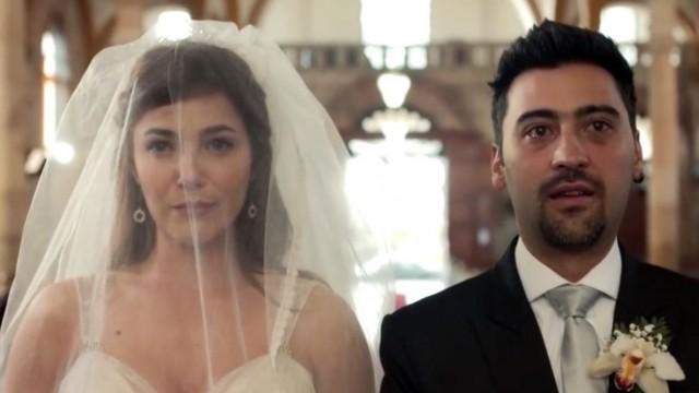 Dany and Lorenzo say "yes" at the altar