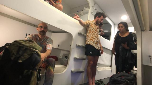 un capsule hotel sul cammino di Santiago