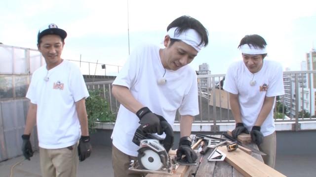 二宮和也と真夏のビル屋上でスイカ割り