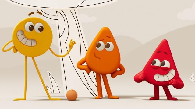 Red and Yellow Meet Orange