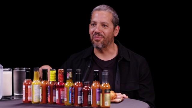 David Blaine Does Magic While Eating Spicy Wings
