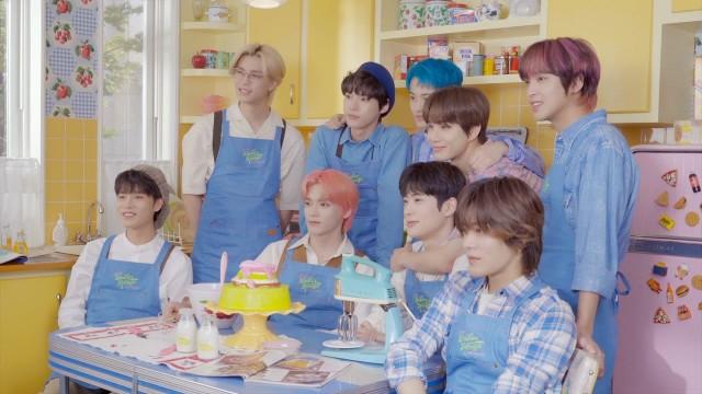 How about a sweet cookie? | NCT 127 Baker House Photoshoot Behind